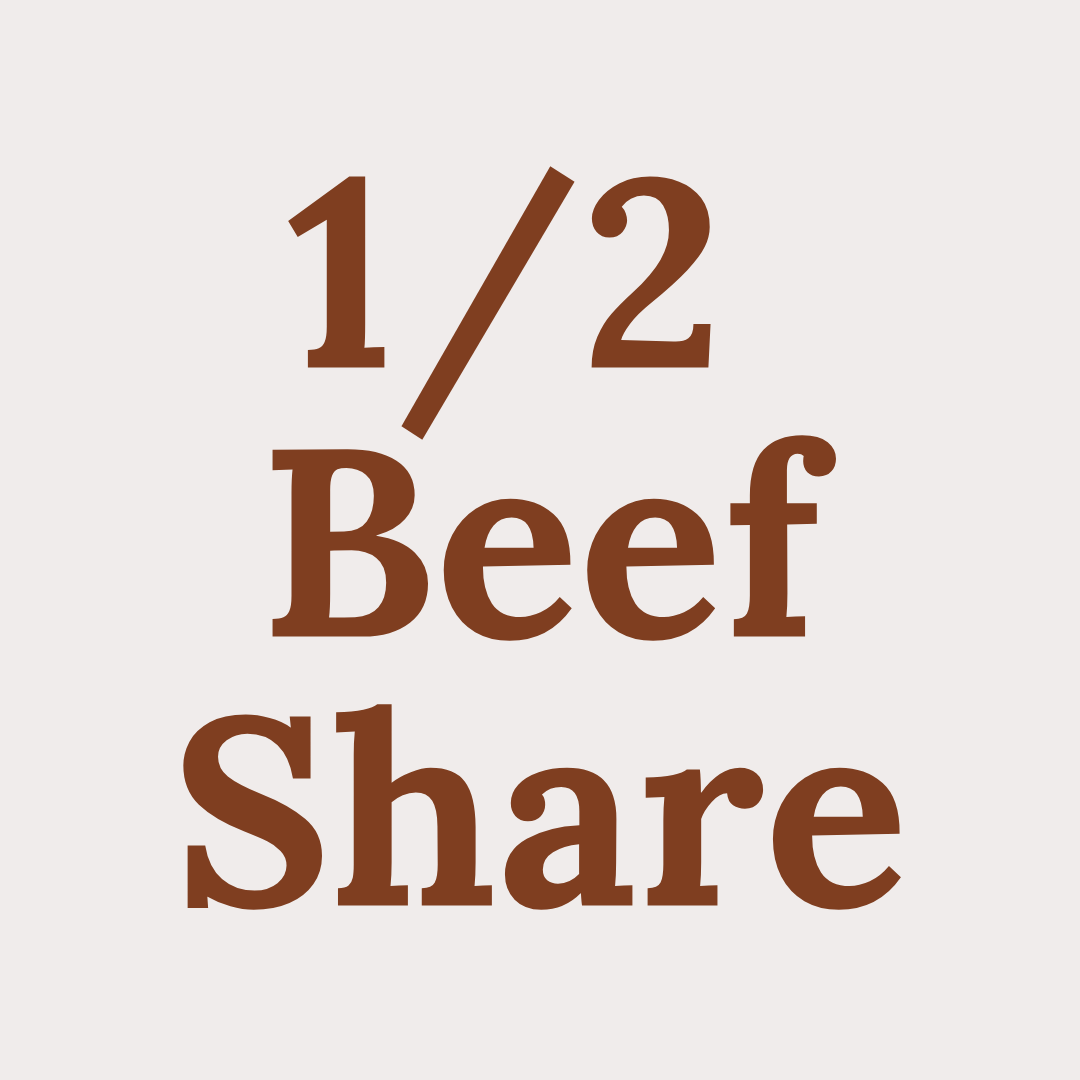 Half beef share from Prairie Raised Beef, Wisconsin