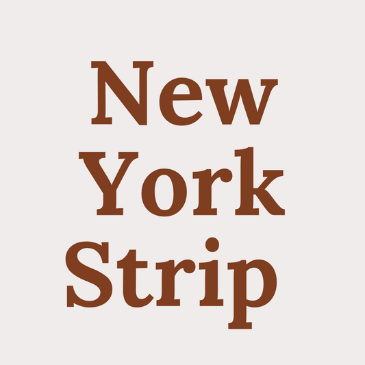 Locally raised New York Strip Steaks from Prairie Raised Beef—tender, lean, and beautifully marbled, vacuum-sealed for freshness.