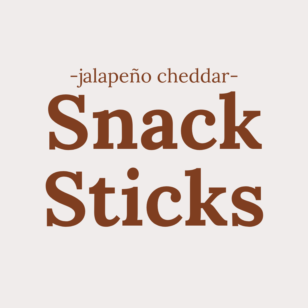 Jalapeño Cheddar Beef Snack Sticks