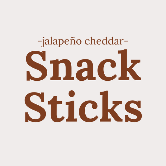 Jalapeño Cheddar Beef Snack Sticks