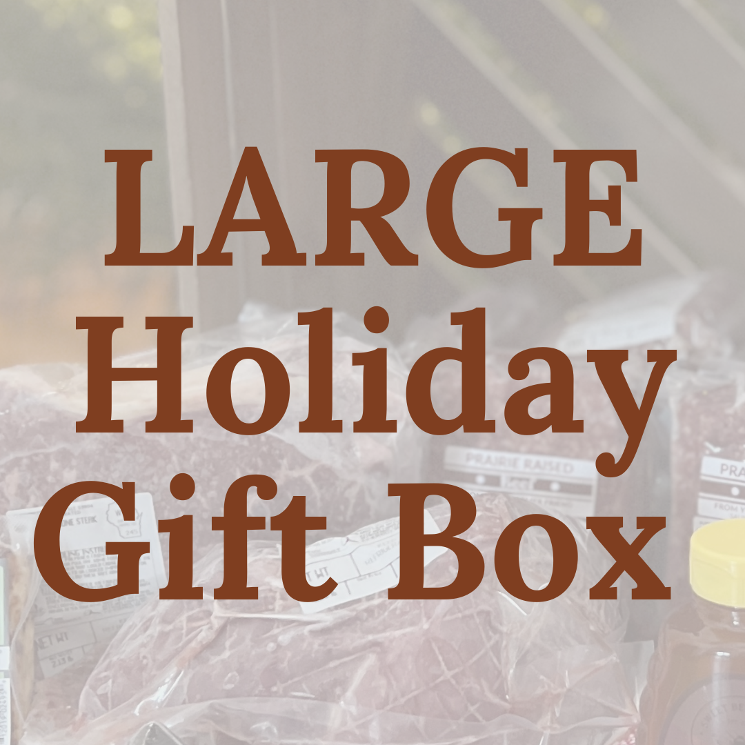 Large Very Merry Holiday Gift Bundle – Premium Wisconsin Beef Gift Box